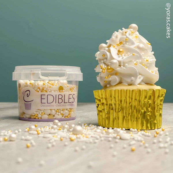 Purple Cupcakes Love Is Golden Shimmer Sprinkle Mix (V) 90g