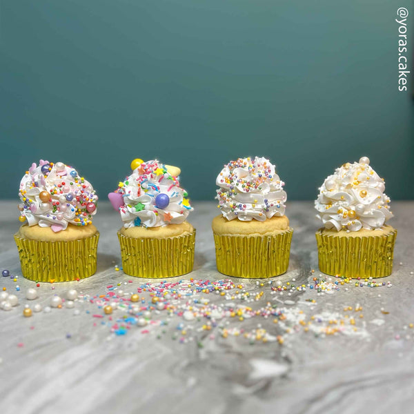 Purple Cupcakes Love Is Golden Shimmer Sprinkle Mix (V) 90g