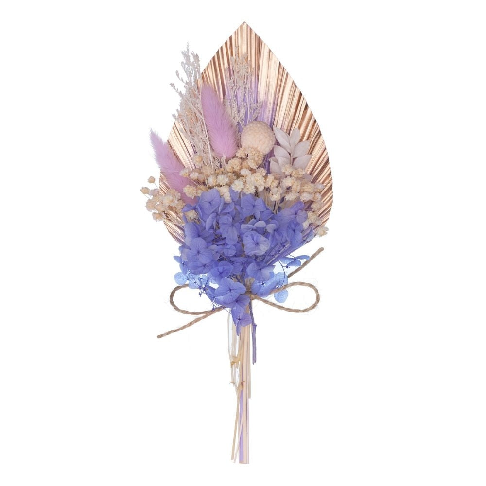 The Baked Studio Purple & Gold Palm Spear Bouquet