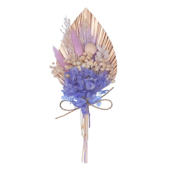 The Baked Studio Purple & Gold Palm Spear Bouquet