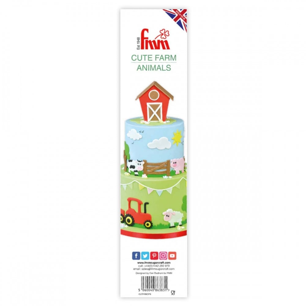 FMM Cute Farm Animals Tappit Cutter Set