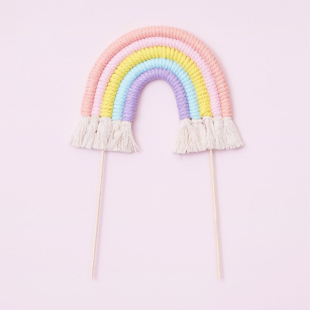 The Baked Studio Pastels Rainbow Cake Topper (Medium)