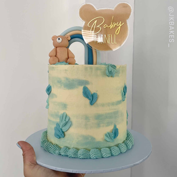JN Cakes Set Of 3 Teddy Bears - Edible Cake Toppers