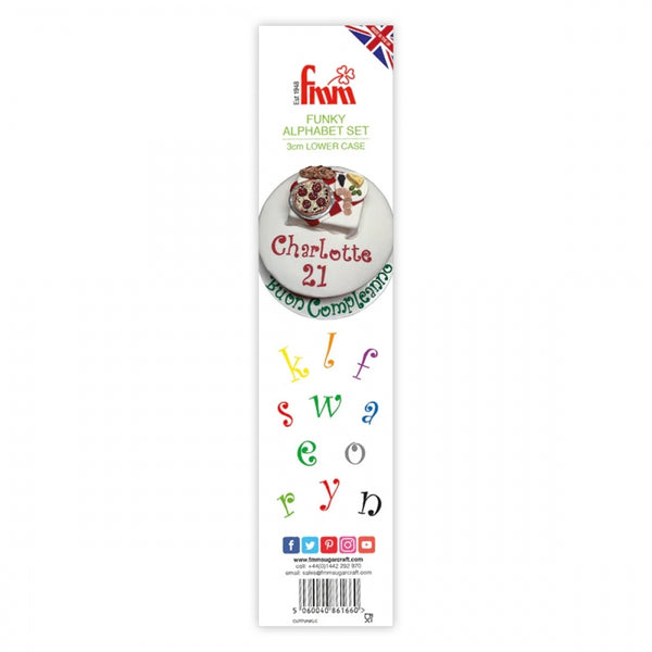 FMM Funky Alphabet Cutter Set Lower Case