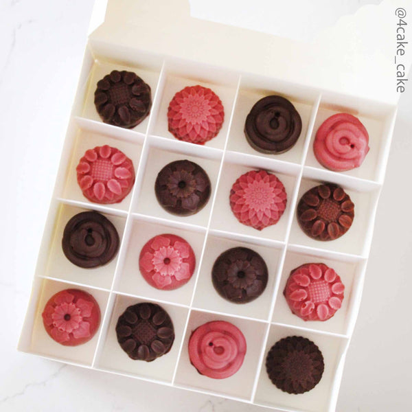 Simply Making White Treat Box x 5 (16 Cavity)