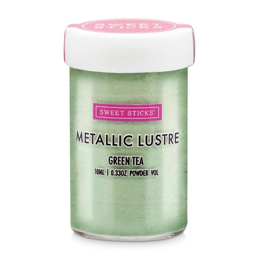 Sweet Sticks Edible Metallic Lustre Dust 10ml - Green Tea
