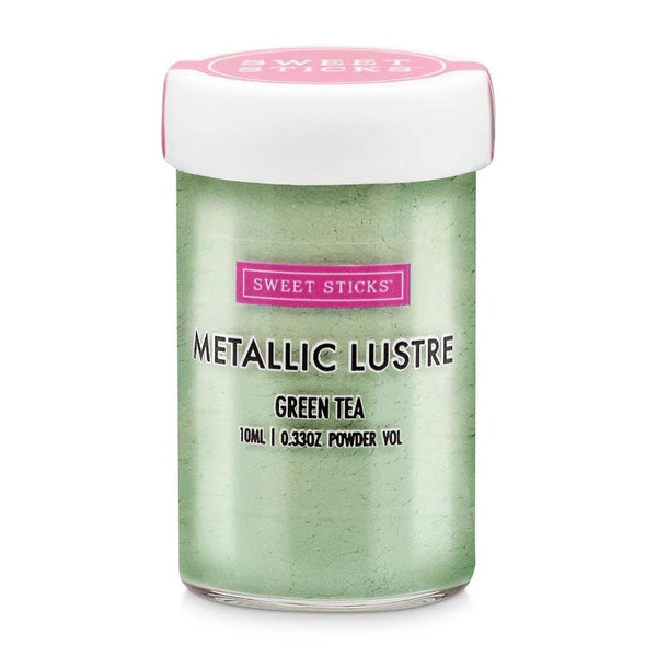 Sweet Sticks Edible Metallic Lustre Dust 10ml - Green Tea
