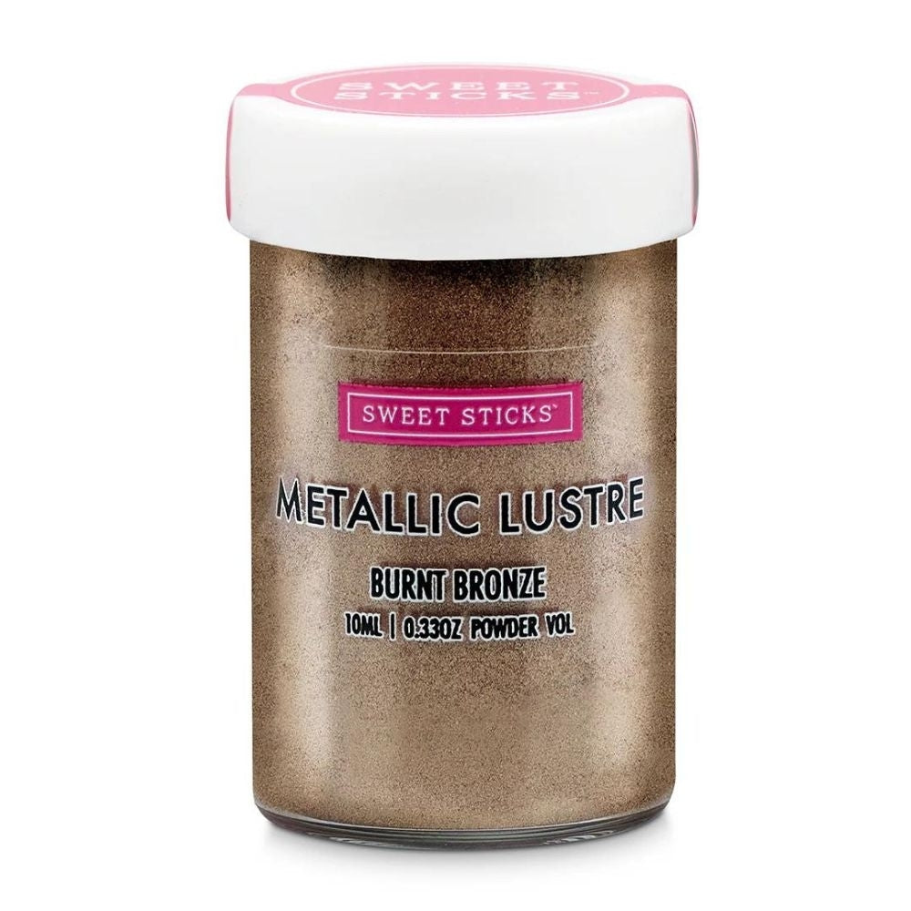 Sweet Sticks Edible Metallic Lustre Dust 10ml - Burnt Bronze