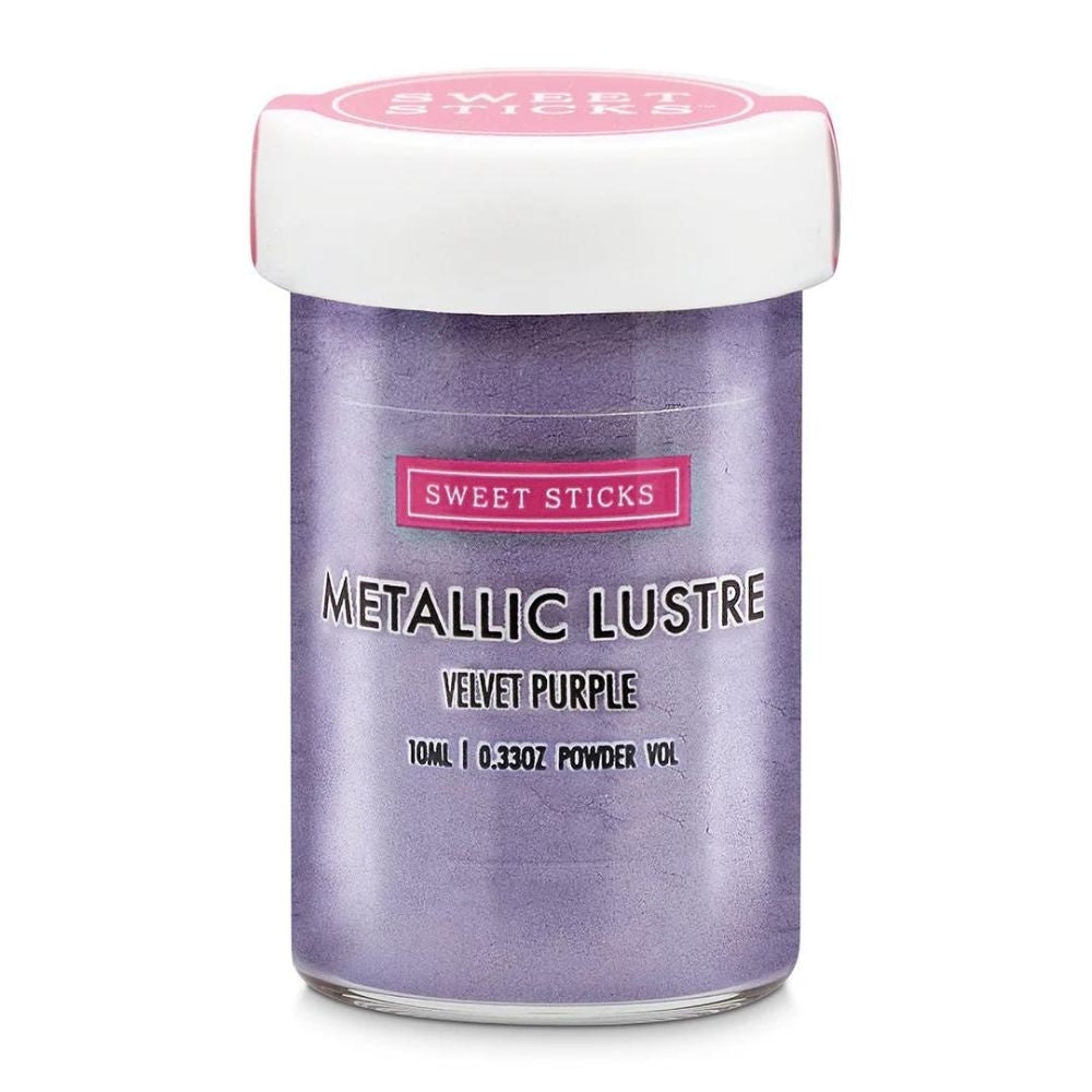 Sweet Sticks Edible Metallic Lustre Dust 10ml - Velvet Purple