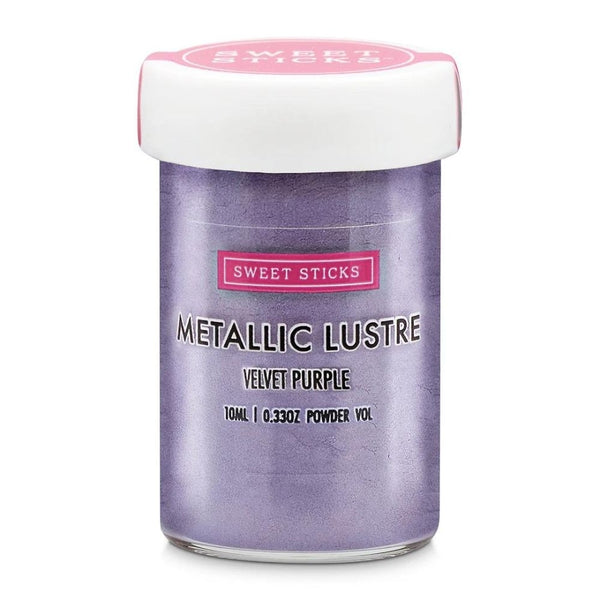 Sweet Sticks Edible Metallic Lustre Dust 10ml - Velvet Purple