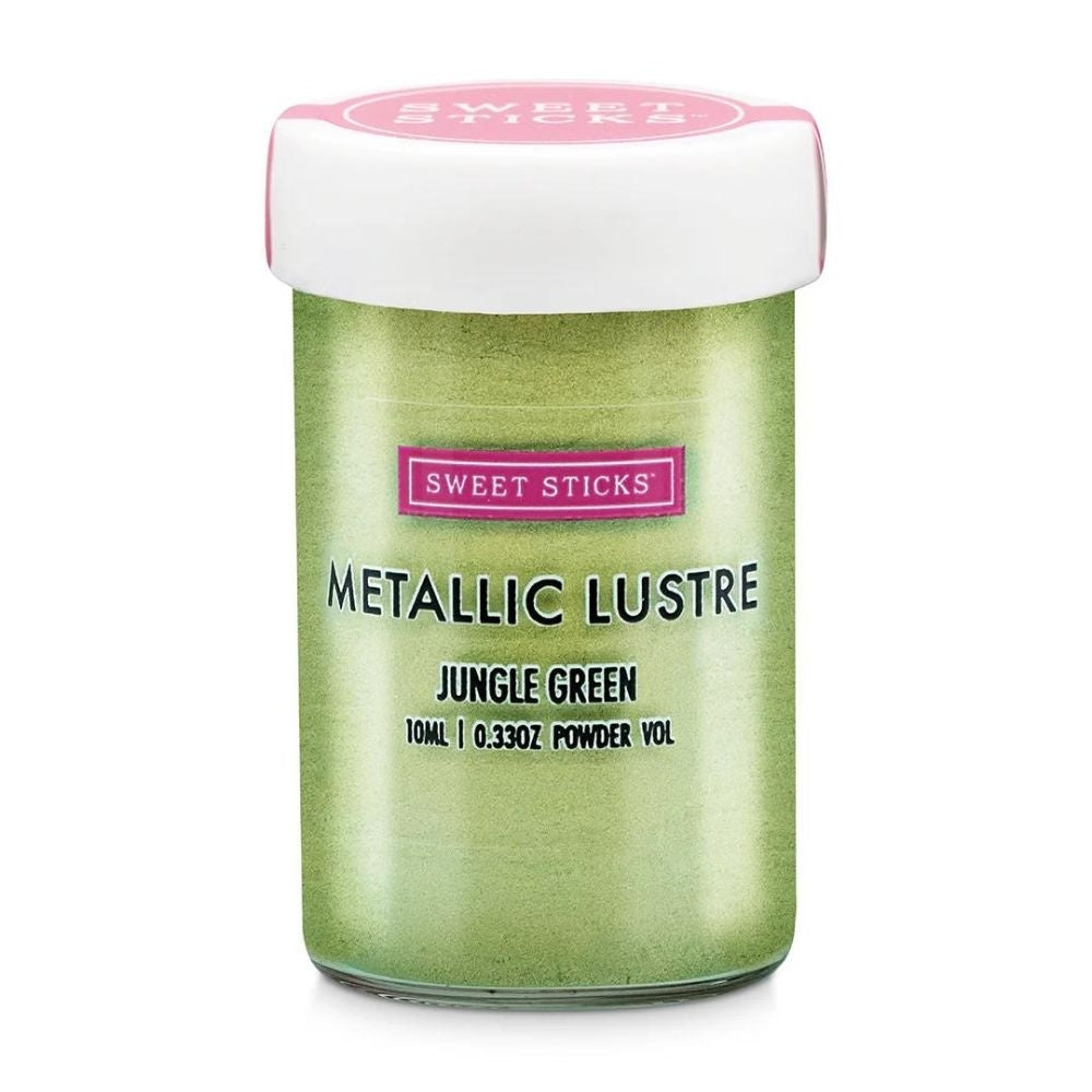 Sweet Sticks Edible Metallic Lustre Dust 10ml - Jungle Green