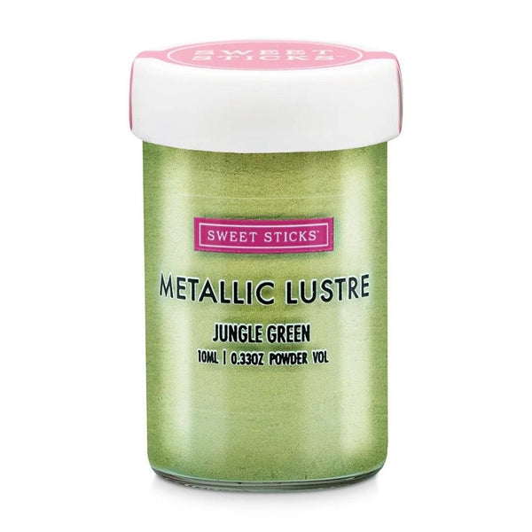 Sweet Sticks Edible Metallic Lustre Dust 10ml - Jungle Green