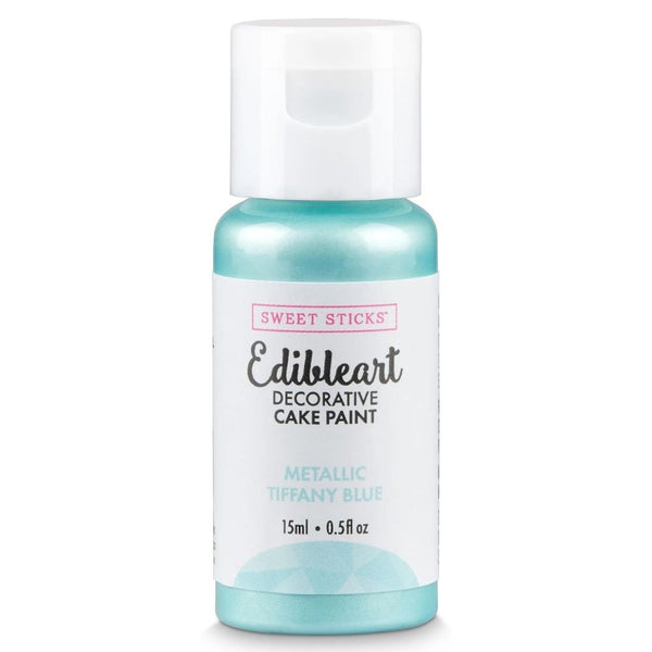 Sweet Sticks EXPIRED - Tiffany Blue - Metallic Edible Art Paint 15ml - Sweet Sticks [NOV 2025]