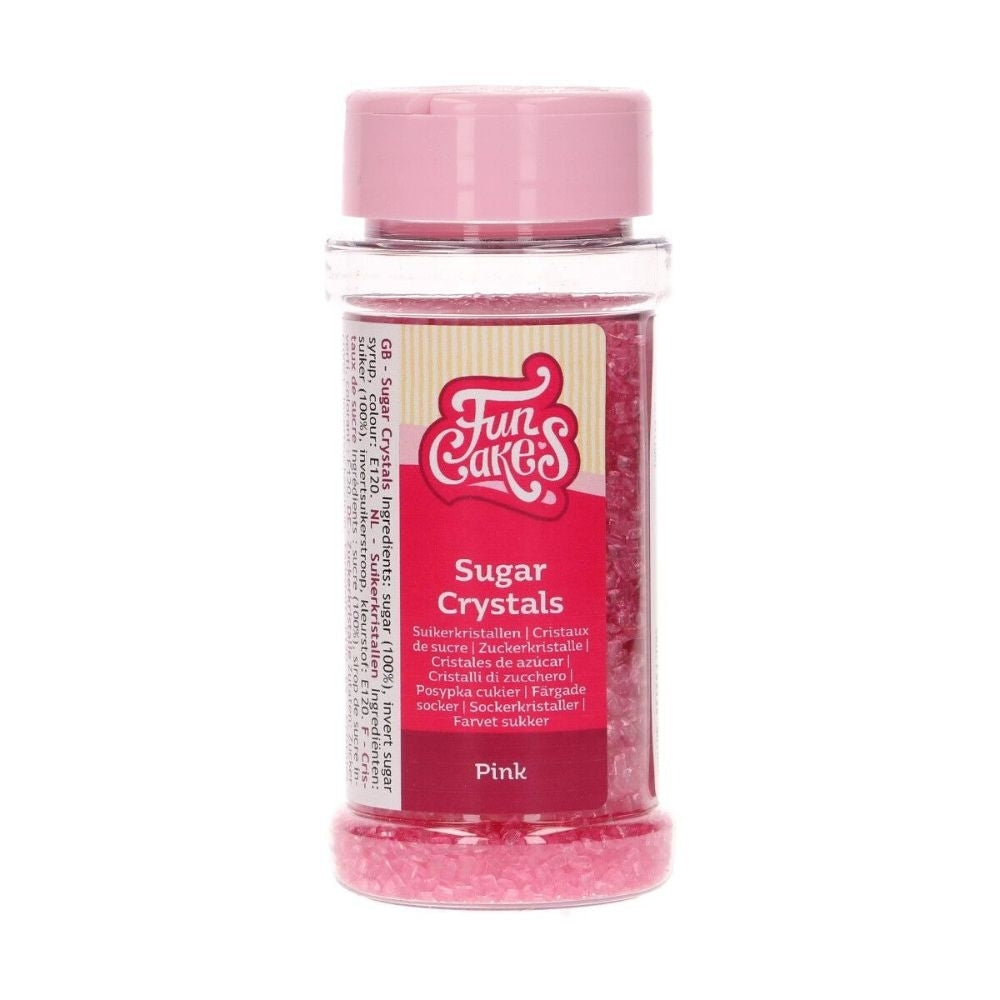FunCakes Pink Sugar Crystals 80g