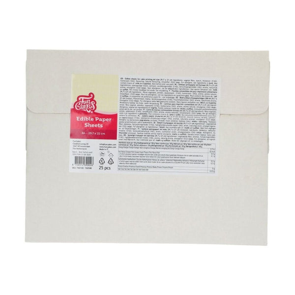 FunCakes A4 Edible Icing Sheets x 25