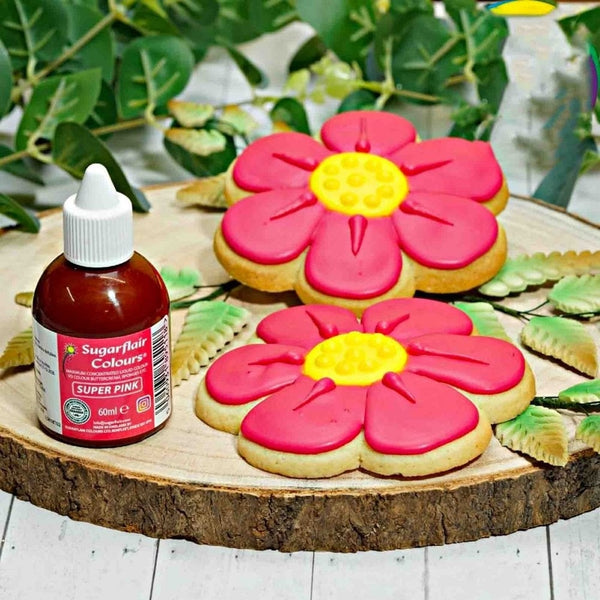 Sugarflair Super Pink Maximum Concentrated Liquid Colouring 60ml