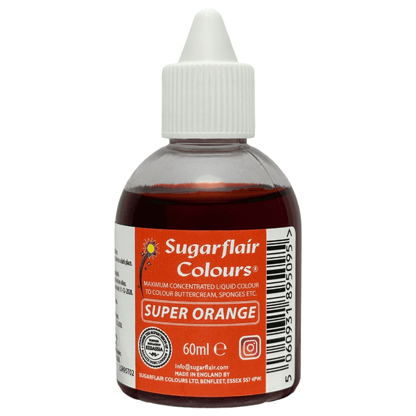 Sugarflair Super Orange Maximum Concentrated Liquid Colouring 60ml