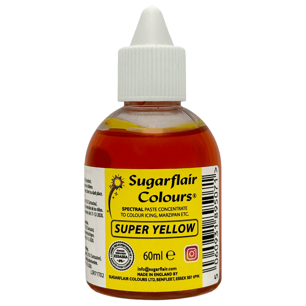 Sugarflair Super Yellow Maximum Concentrated Liquid Colouring 60ml