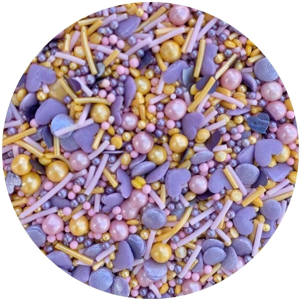 Purple Cupcakes Wisteria Shimmer Sprinkle Mix (V) 90g
