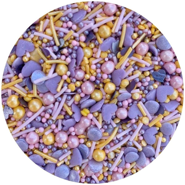 Purple Cupcakes Wisteria Shimmer Sprinkle Mix (V) 90g