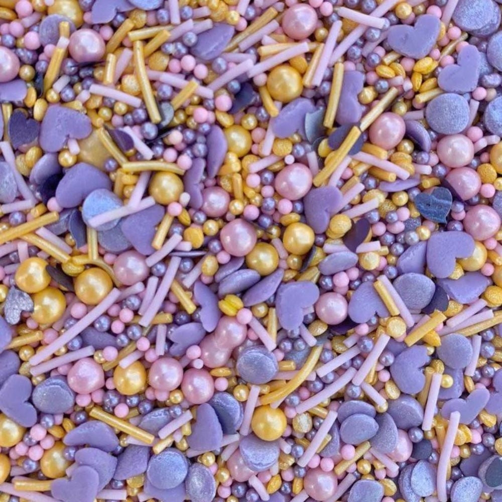Purple Cupcakes Wisteria Shimmer Sprinkle Mix (V) 90g