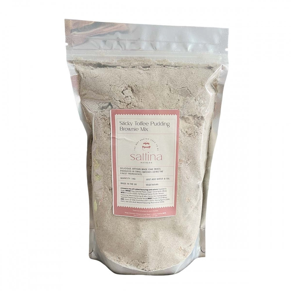 Sattina Sticky Toffee Pudding Brownie Cake Mix 1kg