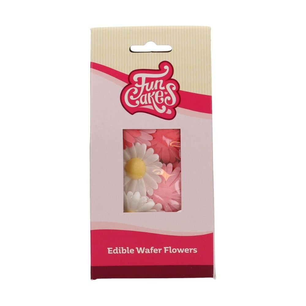 FunCakes Edible Daisy Wafer Flowers Pack Of 13