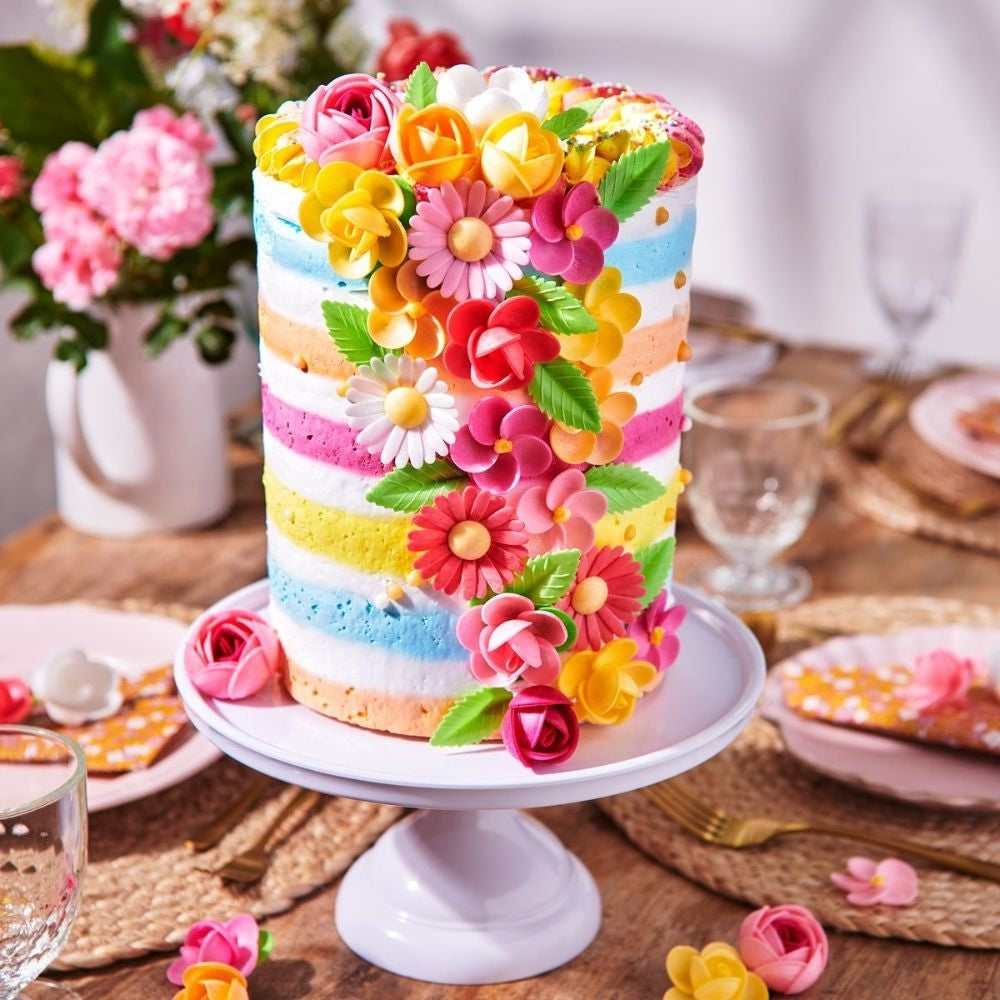 FunCakes Edible Camelia Wafer Flowers Pack Of 5