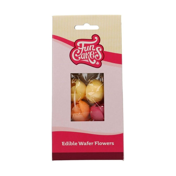 FunCakes Edible Peony Wafer Flowers Pack Of 7
