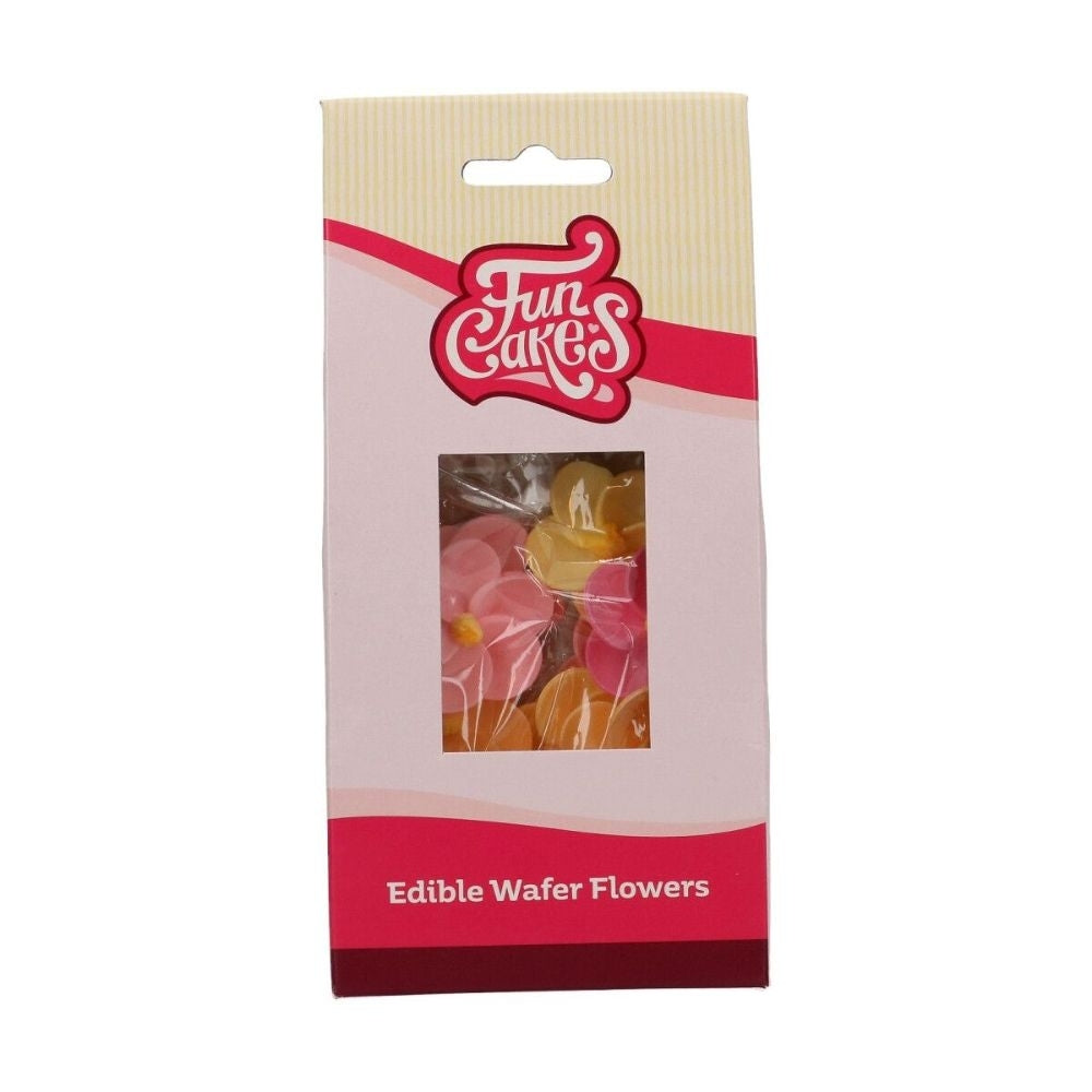 FunCakes Edible Primrose Wafer Flowers Pack Of 12