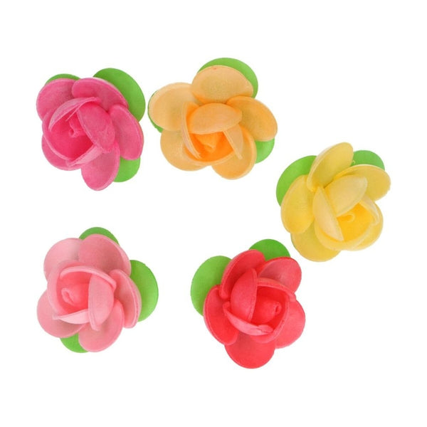 FunCakes Edible Camelia Wafer Flowers Pack Of 5