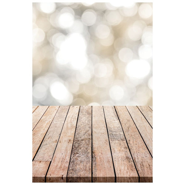 Simply Making Sparkle Gold & Grey With Wood Floor Photography Backdrop