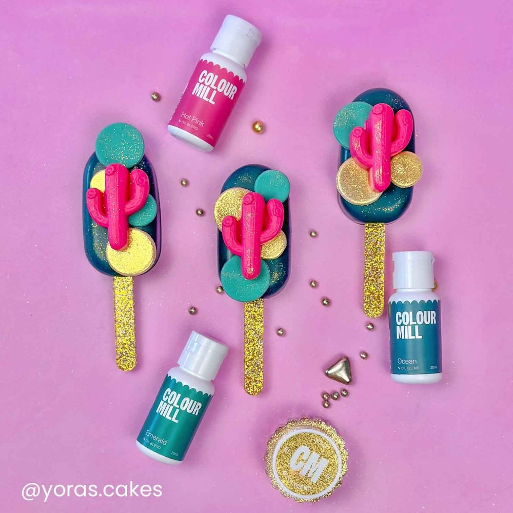 Make A Wish Glitter Cakesicle Sticks x 12