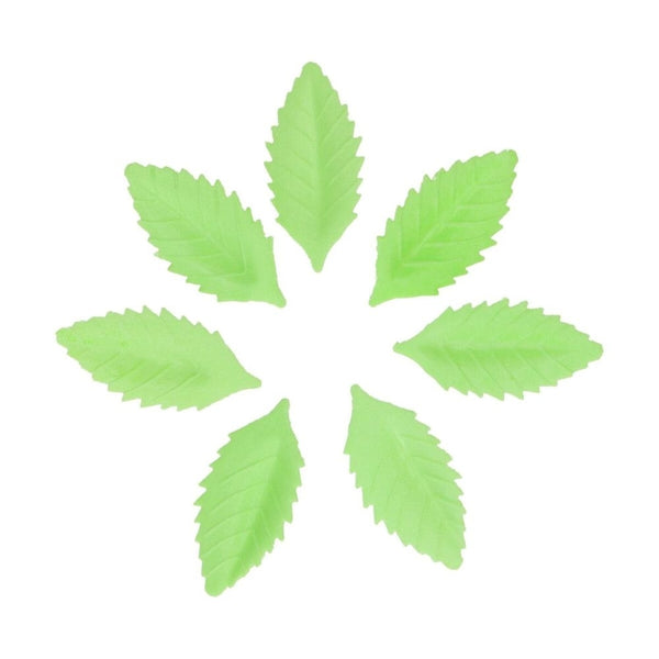 FunCakes Edible Green Leaf Wafer Flowers Pack Of 50