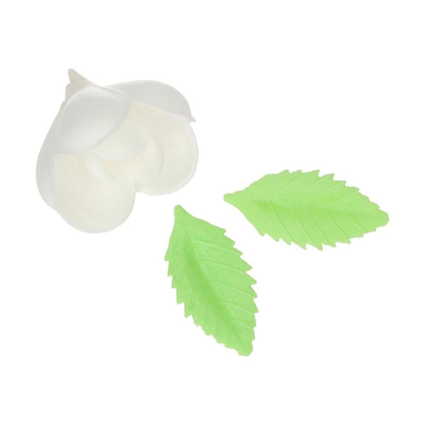 FunCakes Edible Tulip & Leaves Wafer Flowers Pack Of 12