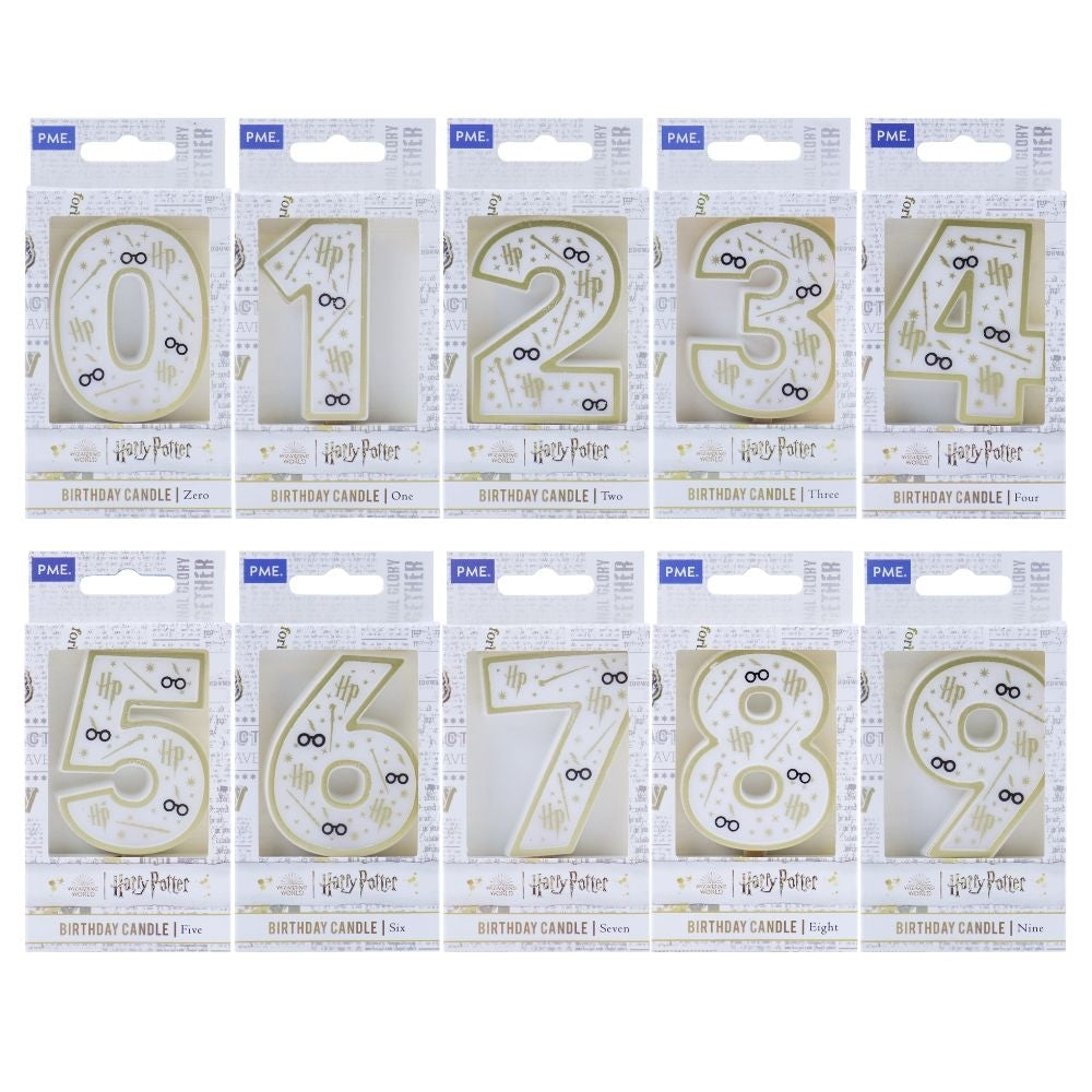 PME Harry Potter Number Candle