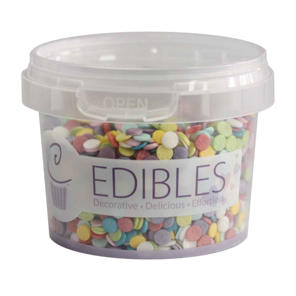 Purple Cupcakes 4mm Shimmer Multicolour Confetti Sprinkles 70g
