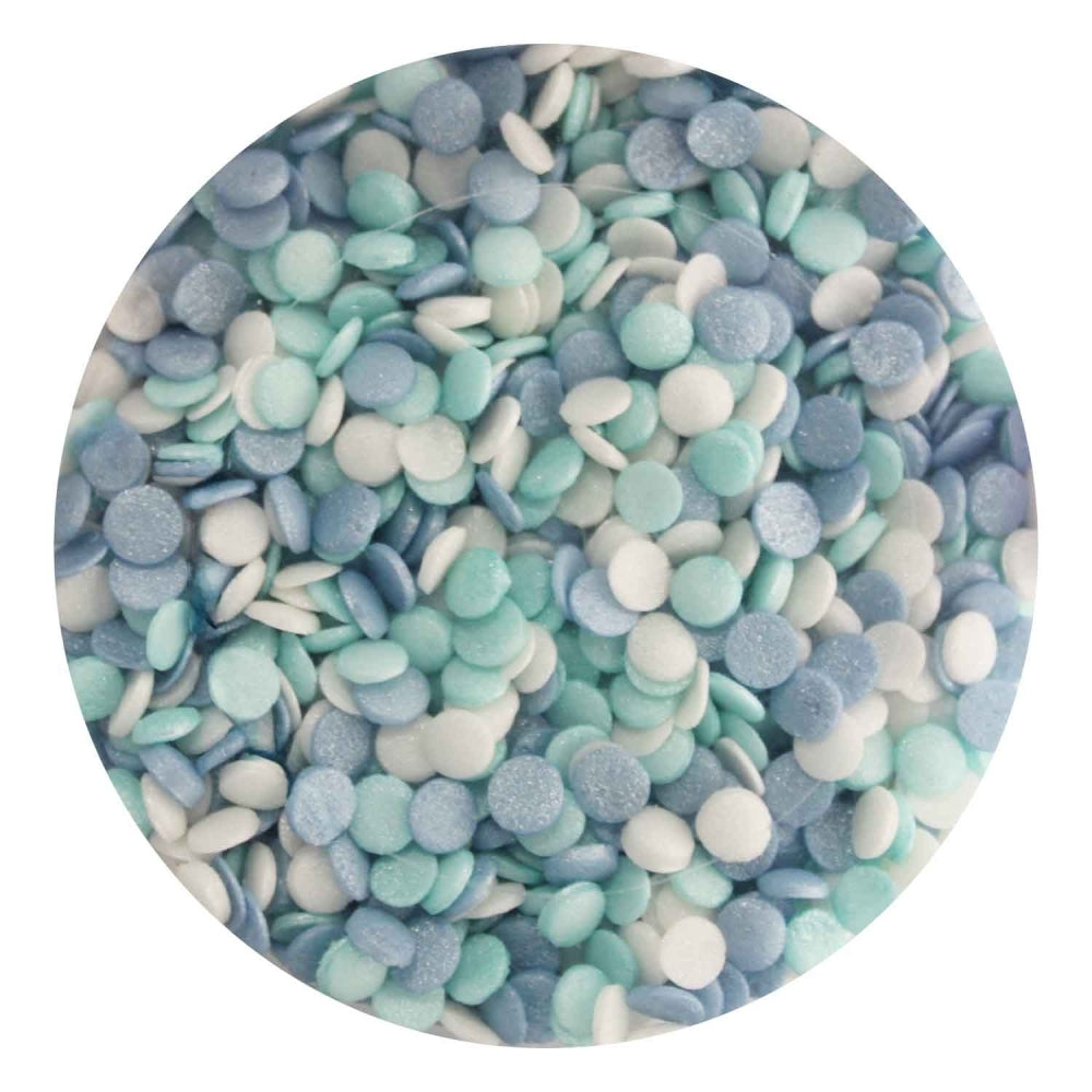 Purple Cupcakes 4mm Shimmer Little Boy Confetti Sprinkles 70g