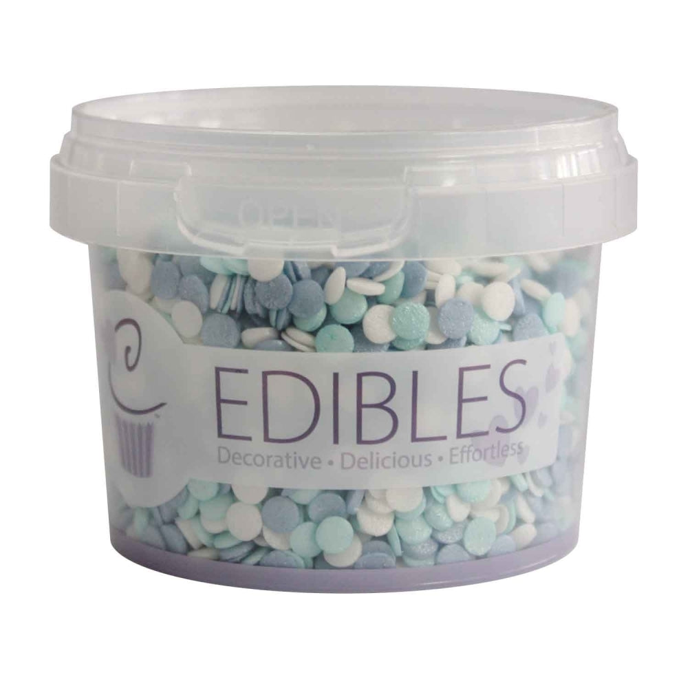 Purple Cupcakes 4mm Shimmer Little Boy Confetti Sprinkles 70g