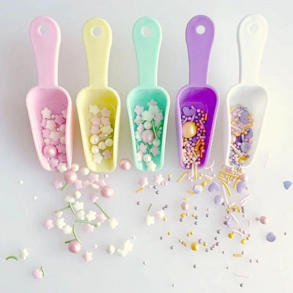 Purple Cupcakes Pastel Mini Sprinkle Scoops Pack Of 5