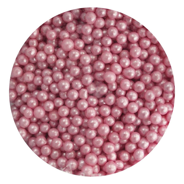 Purple Cupcakes 4mm Shimmer Candy Pink Pearls 80g
