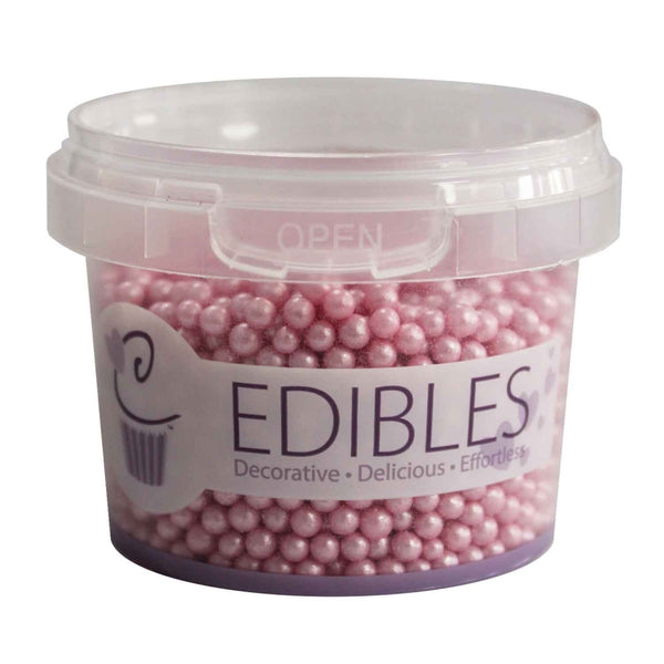 Purple Cupcakes 4mm Shimmer Candy Pink Pearls 80g