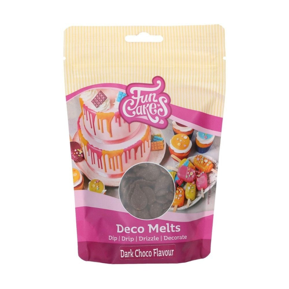 FunCakes Dark Chocolate Flavour Deco Melts 250g