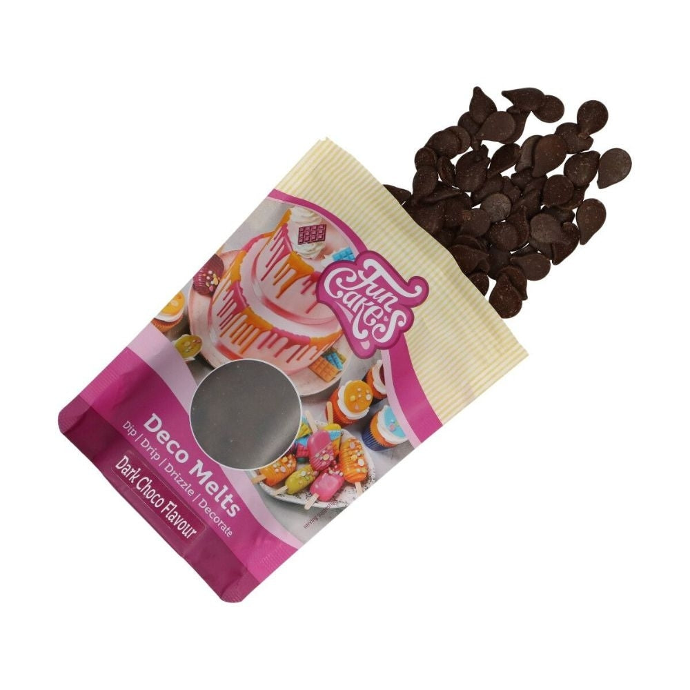 FunCakes Dark Chocolate Flavour Deco Melts 250g