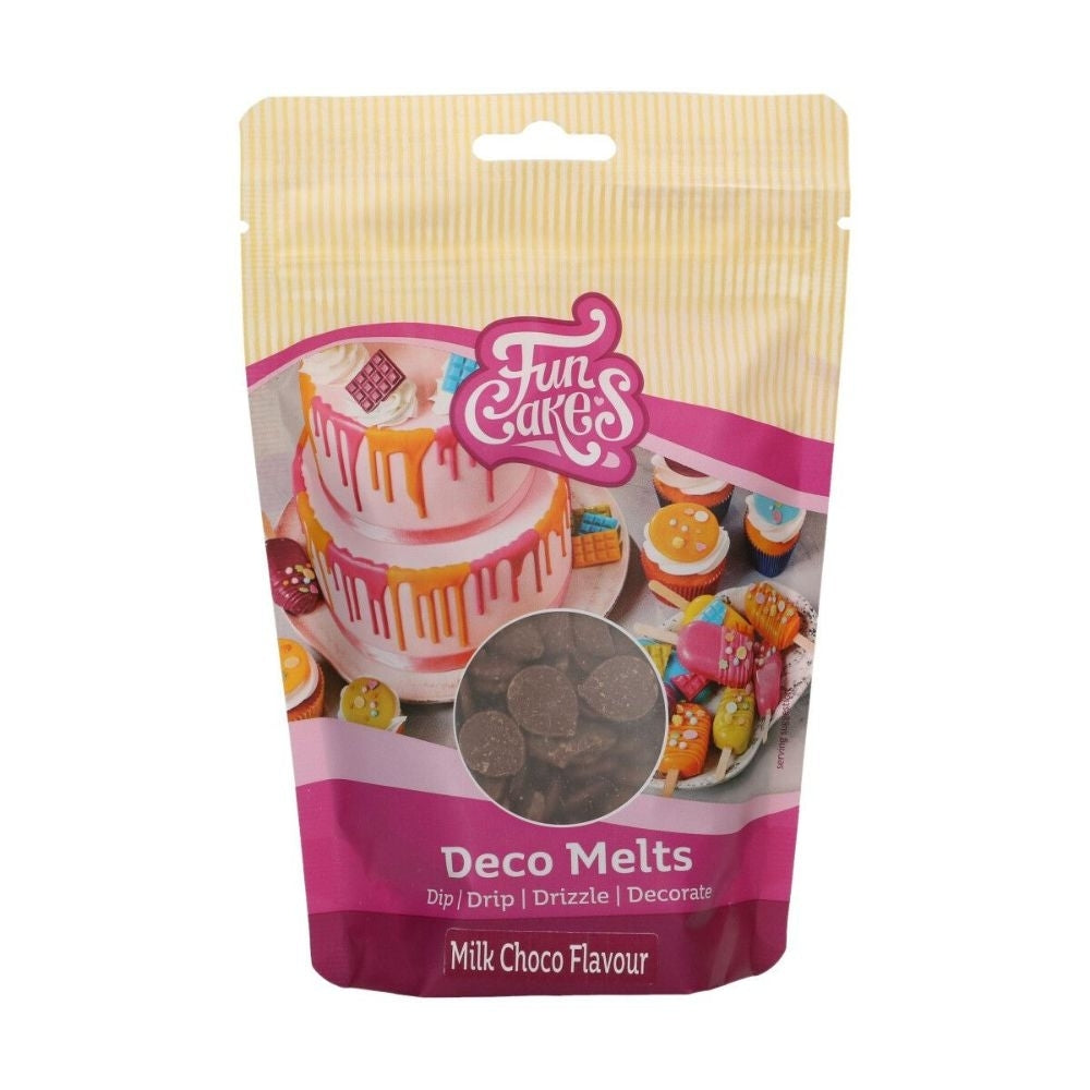 FunCakes Milk Chocolate Flavour Deco Melts 250g