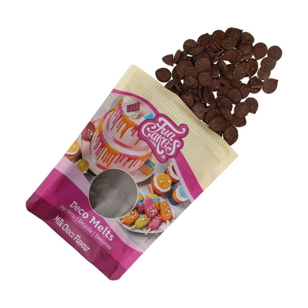 FunCakes Milk Chocolate Flavour Deco Melts 250g