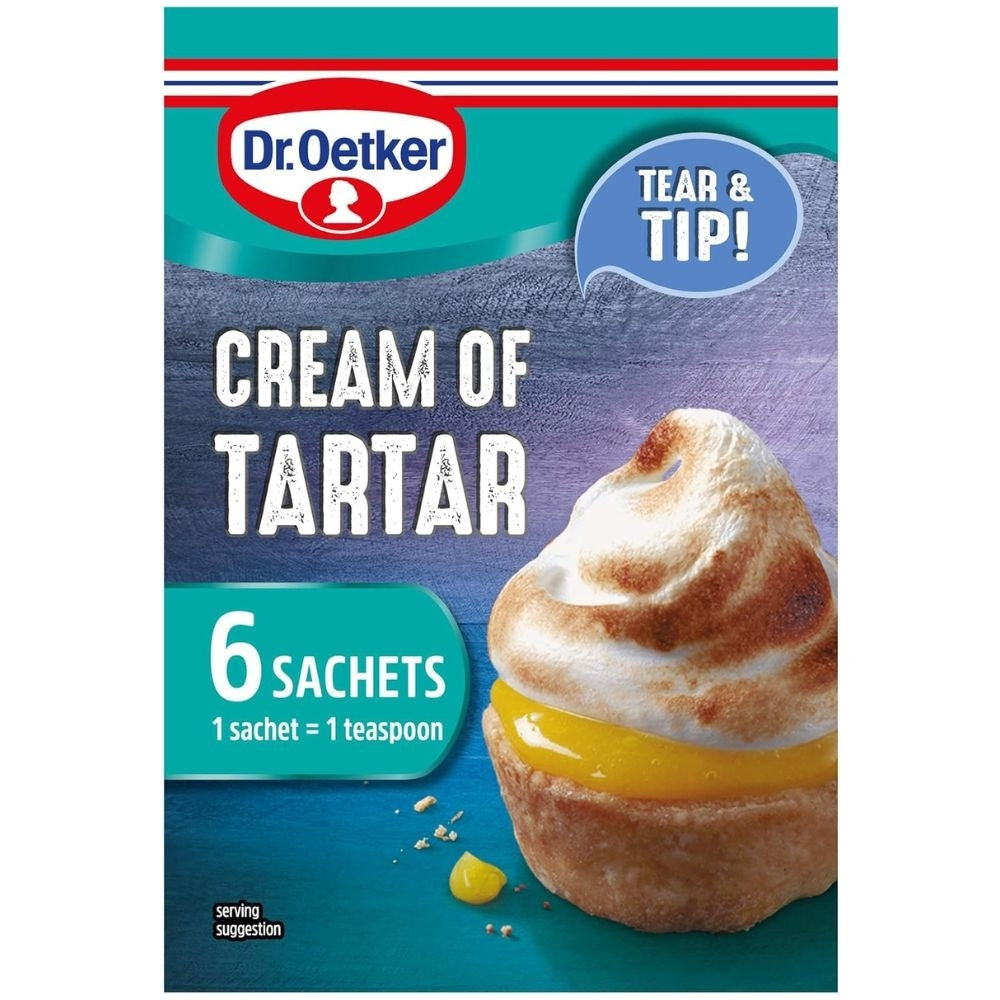 Dr. Oetker EXPIRED - CREAM OF TARTAR SACHETS 18X(6*5G) (AUG 2025)