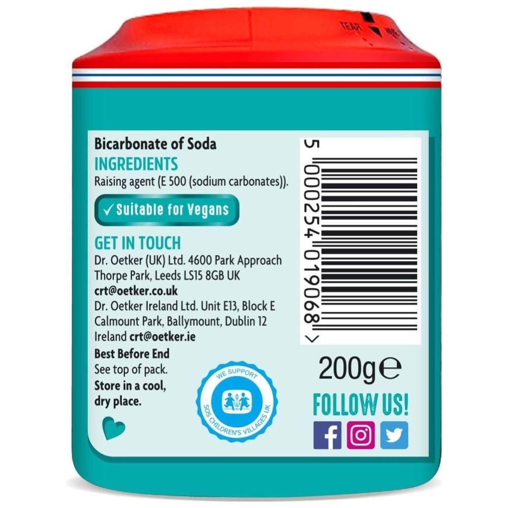 Dr. Oetker Bicarbonate Of Soda 200g
