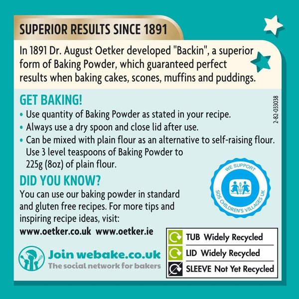 Dr. Oetker Baking Powder 170g