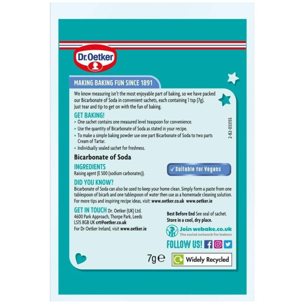 Dr. Oetker Bicarbonate Of Soda Sachet 7g x 6